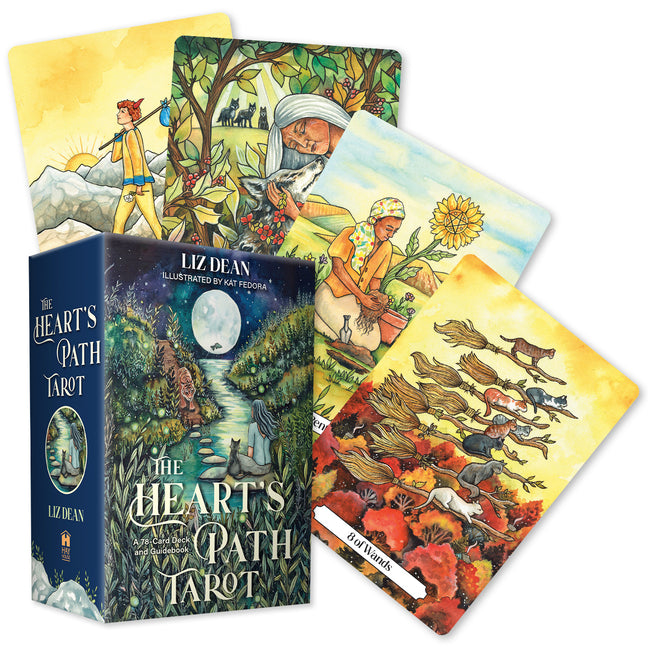 The Heart's Path Tarot: A 78-Card Deck and Guidebook