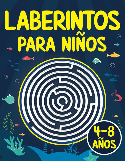 Laberintos para Ninos: Juegos, Rompecabezas, Ejercicios de Logica y Motricidad Fina Libro de Actividades Cuaderno para ninos y ninas de 4 a 8 anos 5,
