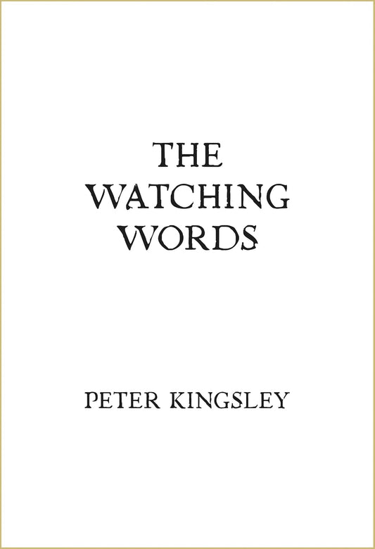The Watching Words