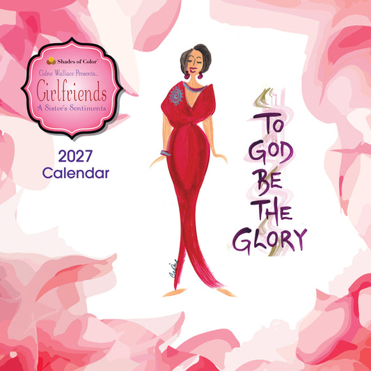 Shades of Color Girlfriends, a Sister's Sentiments 2027 Wall Calendar