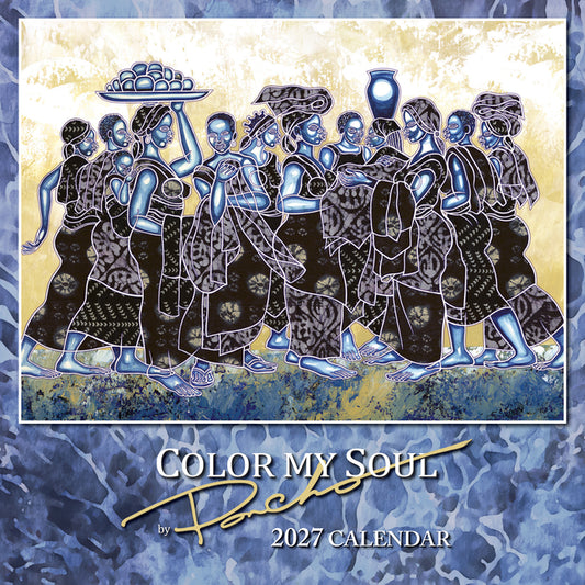Shades of Color Color My Soul 2027 Wall Calendar