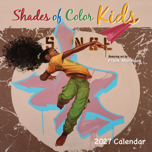 Shades of Color Kids 2027 Wall Calendar