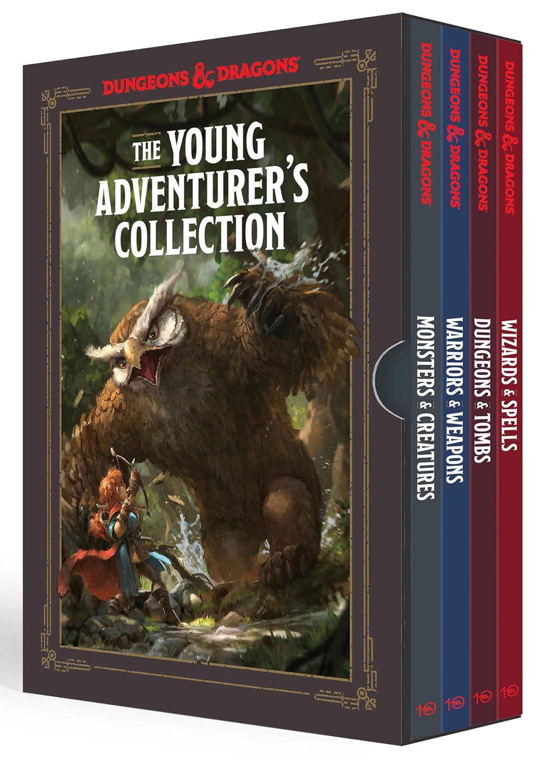 Young Adventurer's Collection Box Set 1 [Dungeons & Dragons 4 Books]: Monsters & Creatures, Warriors & Weapons, Dungeons & Tombs, and Wizards & Spells