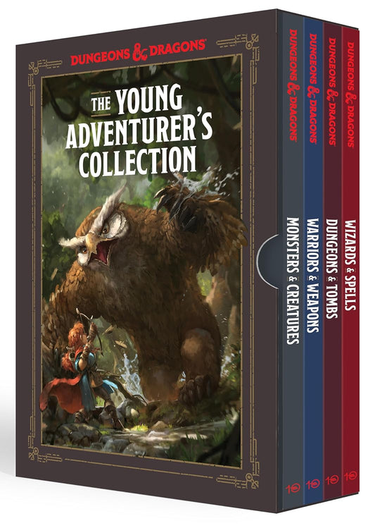 Young Adventurer's Collection Box Set 1 [Dungeons & Dragons 4 Books]: Monsters & Creatures, Warriors & Weapons, Dungeons & Tombs, and Wizards & Spells