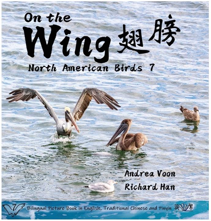 On the Wing ?? - North American Birds 7: Bilingual Picture Book in English, Traditional Chinese and Pinyin