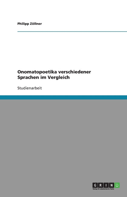 Onomatopoetika verschiedener Sprachen im Vergleich