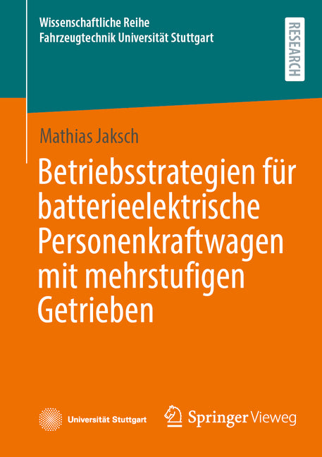 Betriebsstrategien Fur Batterieelektrische Personenkraftwagen Mit Mehrstufigen Getrieben