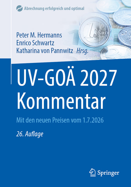 Uv-Goa 2027 Kommentar: Mit Den Neuen Preisen Vom 1.7.2026 (26. Auflage 2026)