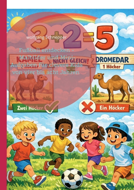 Fussball entdecken - Malbilder und Mini-Aufgaben fur clevere Kids von vier bis acht Jahren