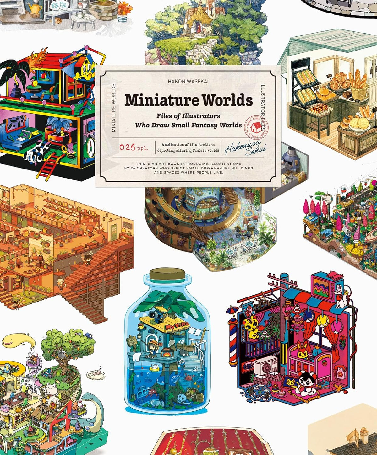 Miniature Worlds Files of Illustrators Who Draw Small Fantasy Worlds