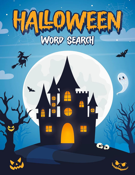 Halloween Word Search for Kids: Word Search Book Activity Book, Halloween Word Searches For Children and Adults