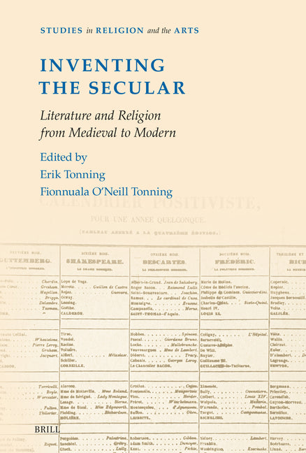 Inventing the Secular: Literature and Religion from Medieval to Modern