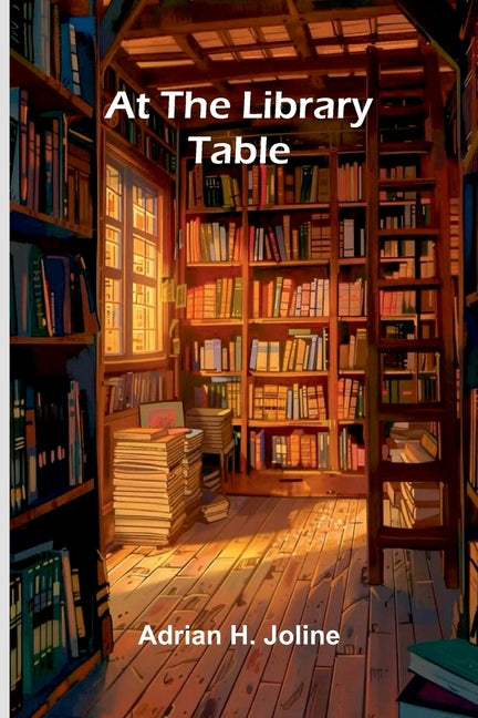 At the library table
