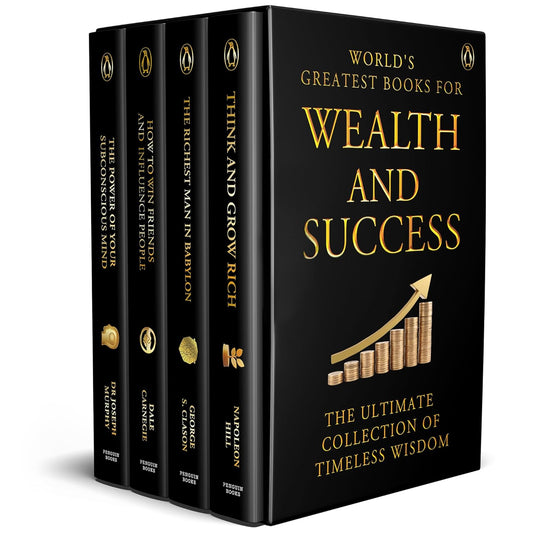 World's Greatest Books for Wealth and Success (Set of 4 Books - Ideal Gift Set): Motivational Self-Help for Personal Development & Financial Growth Po
