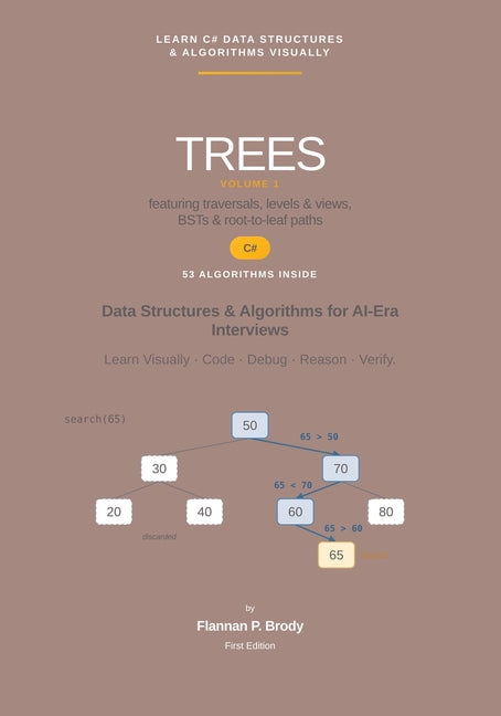 Trees - Volume 1 - C# Edition: Data Structures & Algorithms for AI-Era Interviews (Full Color)