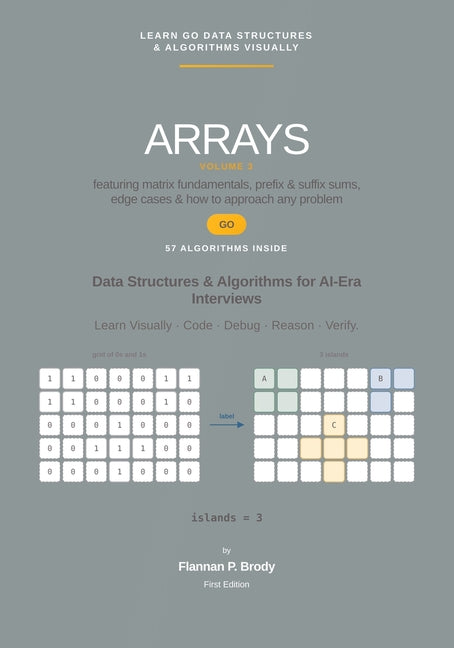 Arrays - Volume 3 - Go Edition: Data Structures & Algorithms for AI-Era Interviews (Full Color)