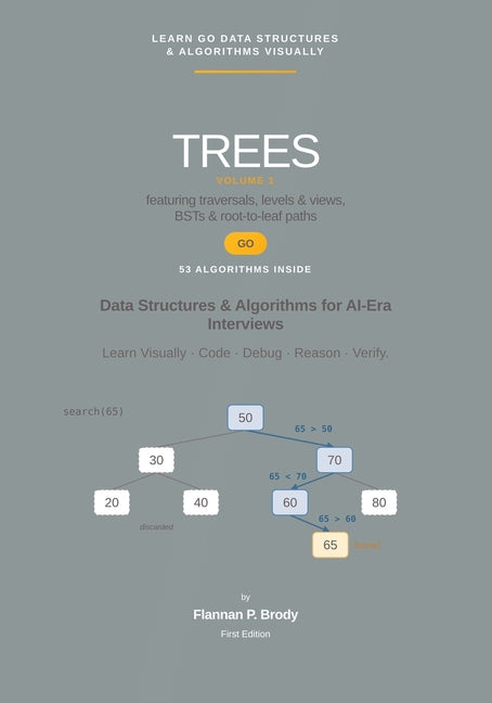 Trees - Volume 1 - Go Edition: Data Structures & Algorithms for AI-Era Interviews (Full Color)
