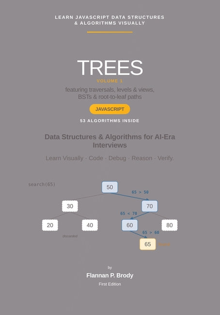 Trees - Vol 1 (Beginner ? Intermediate) - JavaScript Edition: Data Structures & Algorithms for AI-Era Interviews (Full Color)
