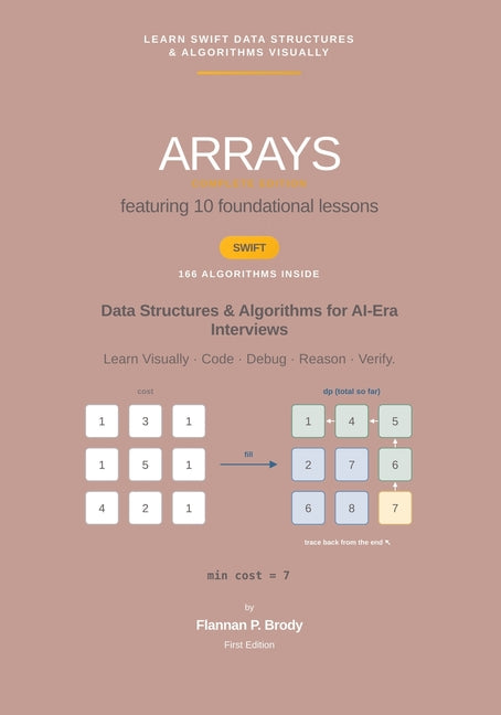Arrays - Complete Edition - Swift Edition: Data Structures & Algorithms for AI-Era Interviews (Full Color)
