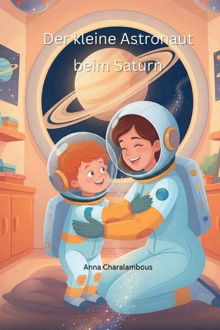 Der kleine Astronaut beim Saturn