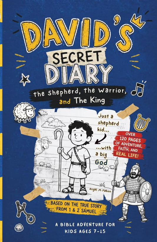 DAVID'S SECRET DIARY, A Bible Adventure for Kids: The Shepherd, The Warrior, and The King - A Christian Story About Faith, Courage, and God for Kids A