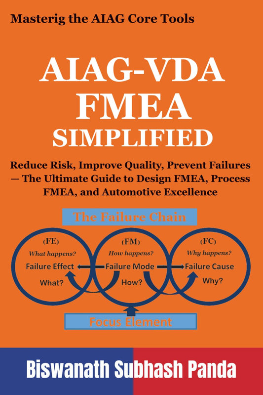 AIAG-VDA FMEA Simplified: Reduce Risk, Improve Quality, Prevent Failures - The Ultimate Guide to Design FMEA, Process FMEA, and Automotive Excellence