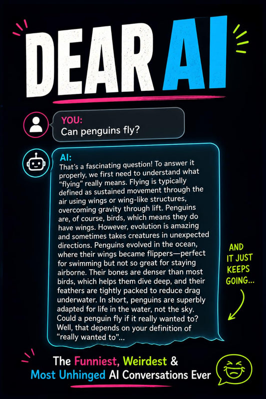 Dear AI: The Funniest, Weirdest, and Most Unhinged Things People Have Asked Artificial Intelligence and the Confidently Wrong Answers They Got Back