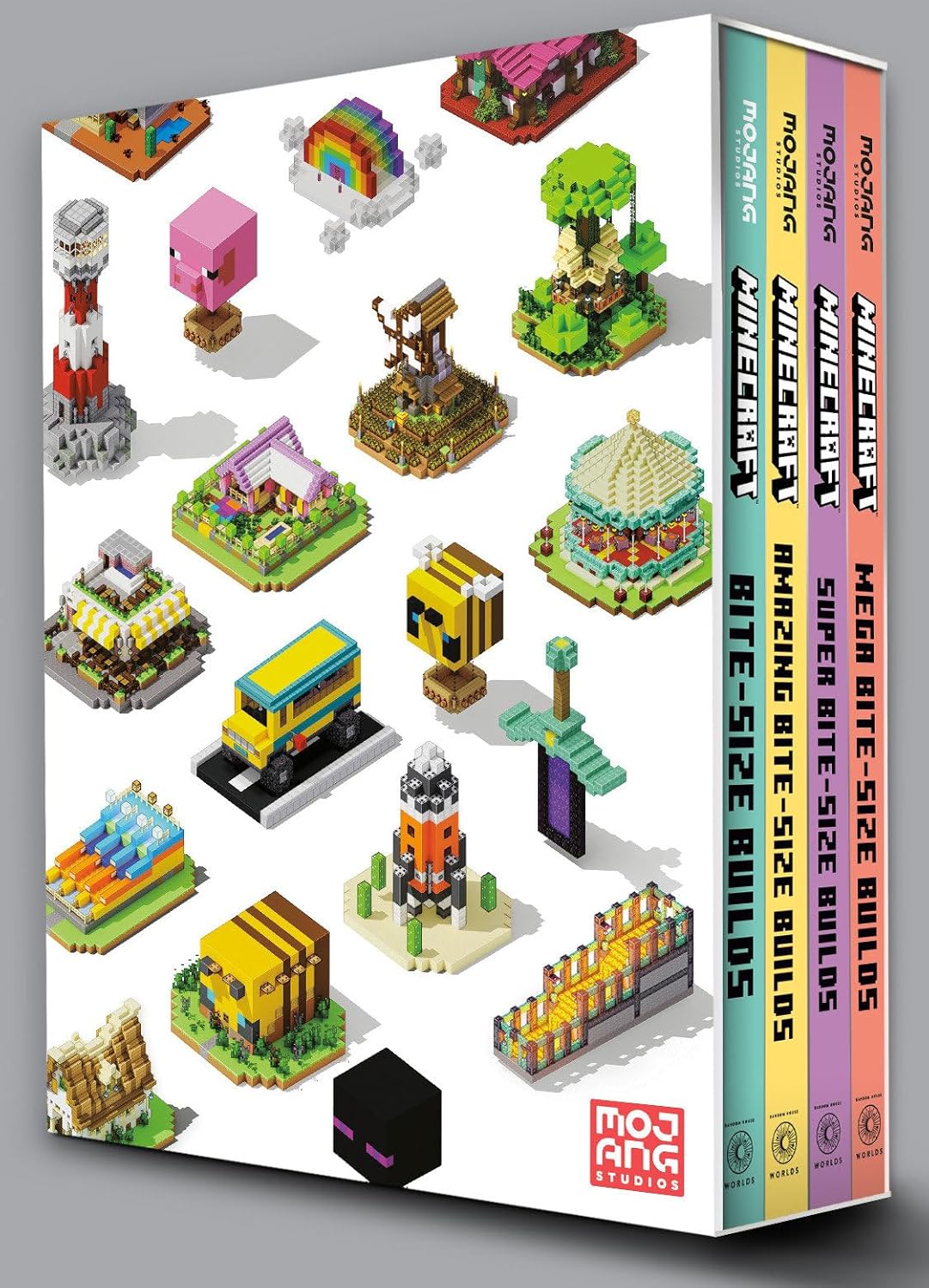 Minecraft: Bite-Size Builds Collection 4-Book Boxed Set: Minecraft: Bite Size-Builds, Minecraft: Amazing Bite-Size Builds, Minecraft: Super Bite-Size