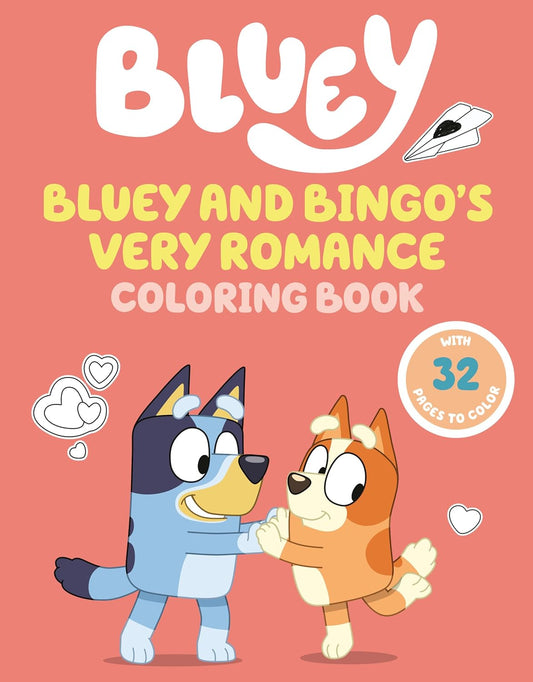 Bluey and Bingo's Very Romance Coloring Book