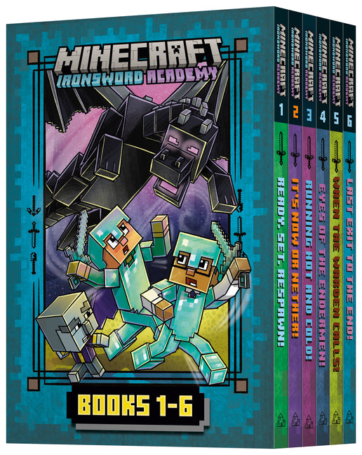 Minecraft Ironsword Academy Books 1-6 Boxed Set