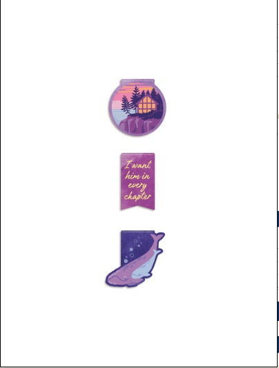 Carley Fortune: The Perfect Storm Magnetic Bookmark Set of 3 - Magnetic Bookmarks