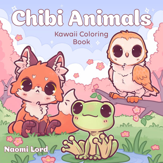 Chibi Animals: Kawaii Coloring Book