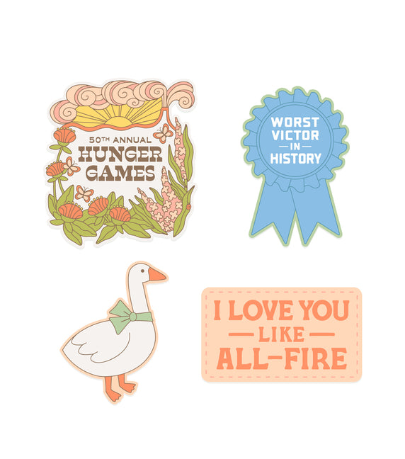 The Hunger Games: Sunrise on the Reaping Stickers - Sticker Set of 4