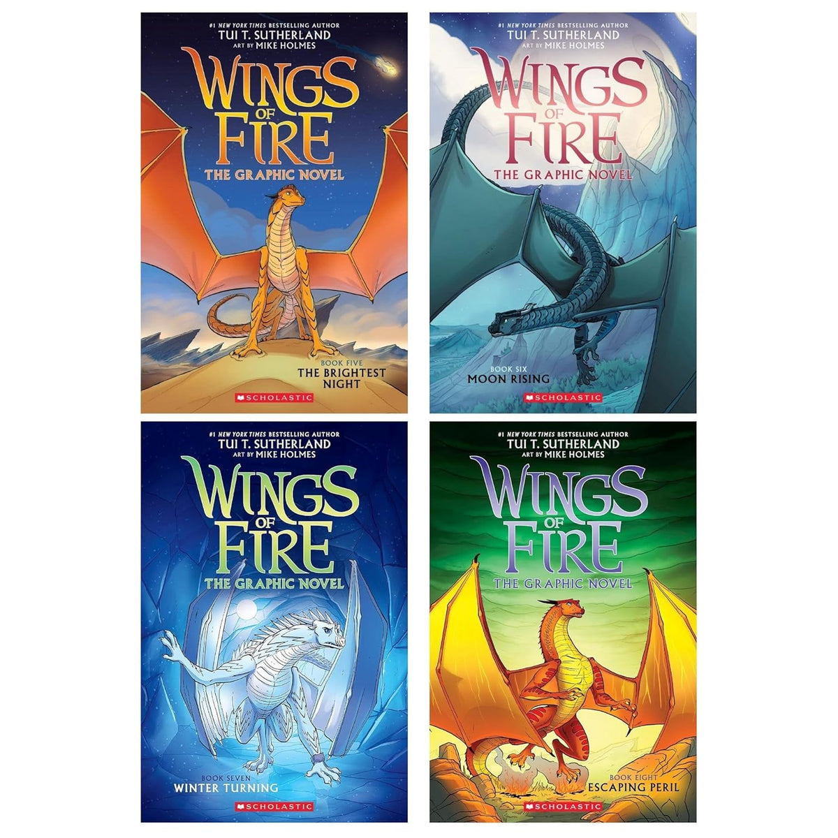 Wings of Fire #5-#8: A Graphic Novel Box Set (Wings of Fire Graphic Novels #5-#8)