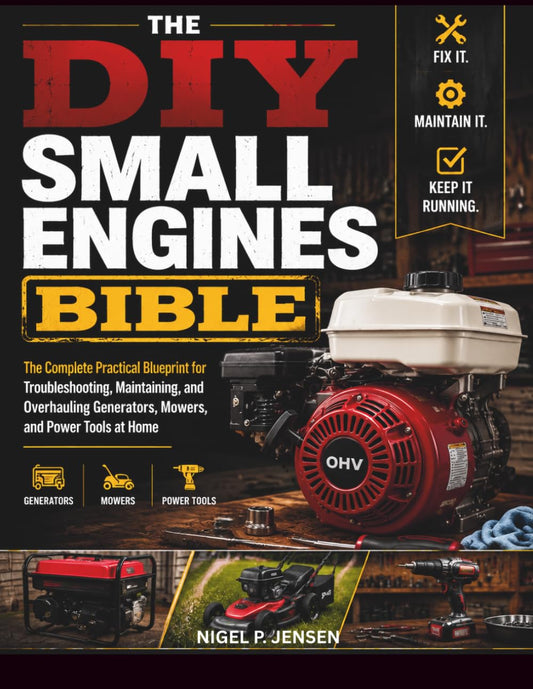 The DIY Small Engines Bible: The Complete Practical Blueprint for Troubleshooting, Maintaining, and Overhauling Generators, Mowers, and Power Tools at Hom