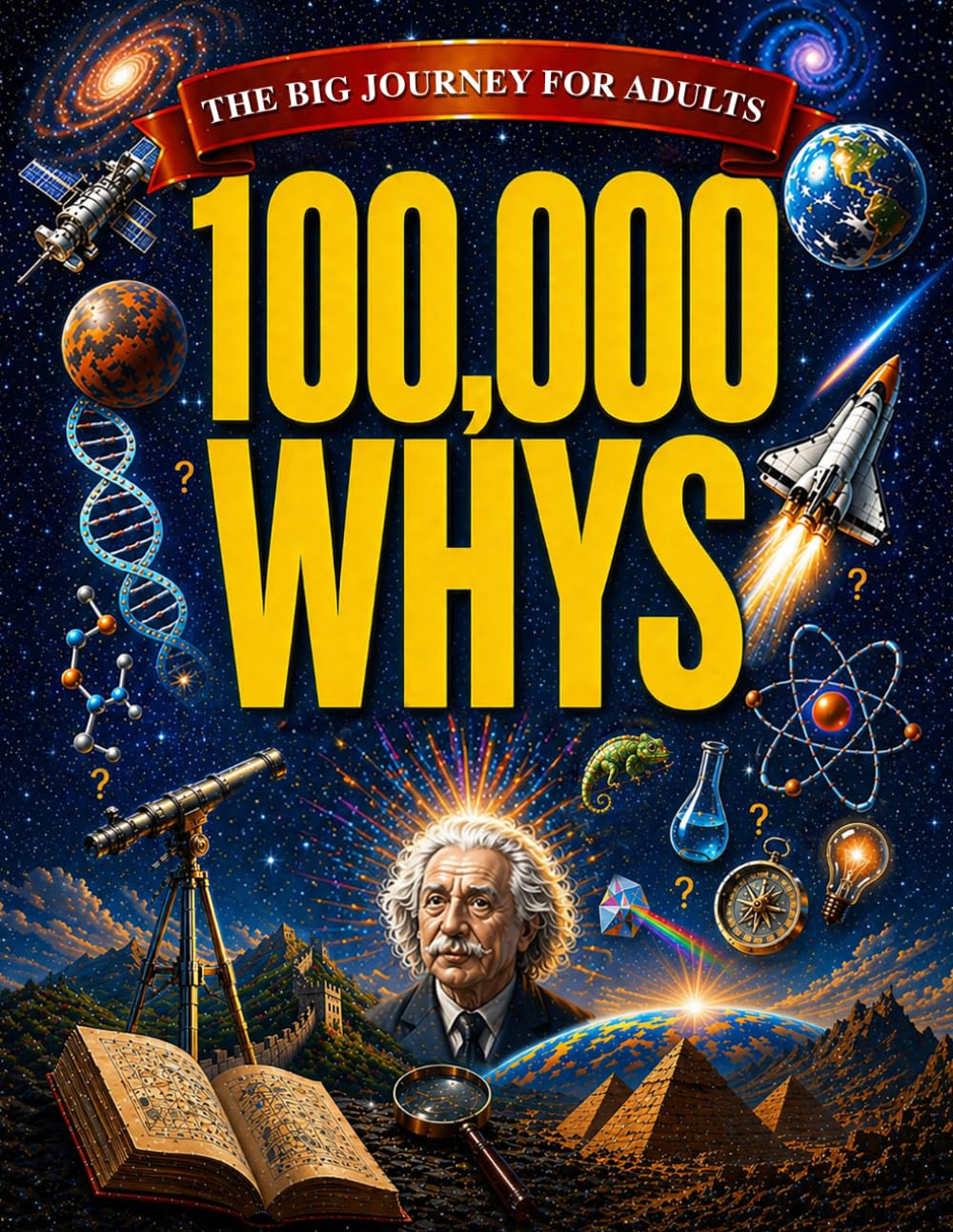 100,000 Whys - The Big Journey for Adults: An Amazing Encyclopedia of Everyday Questions About Science, History and Much More to Impress your Friends