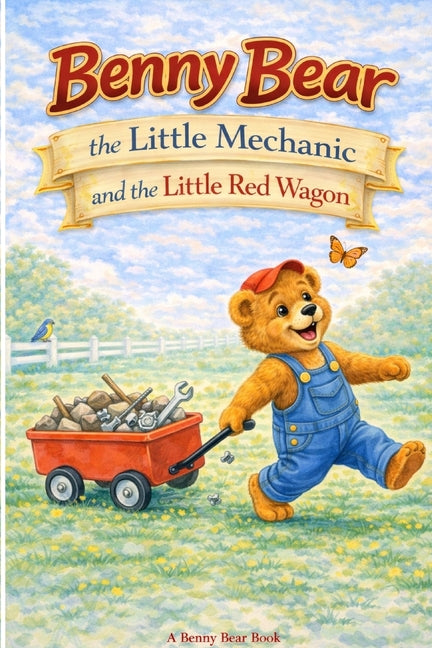 Benny Bear the Little Mechanic and the Little Red Wagon