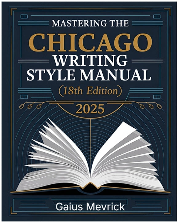 Mastering The Chicago Writing Style Manual (18th Edition): A Comprehensive Guide to Formatting, Citations, Publishing Standards, and Excellence in Aca