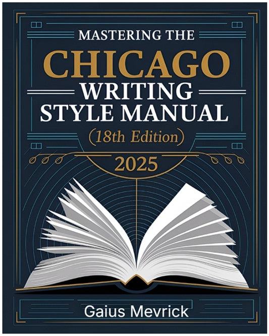 Mastering The Chicago Writing Style Manual (18th Edition): A Comprehensive Guide to Formatting, Citations, Publishing Standards, and Excellence in Aca