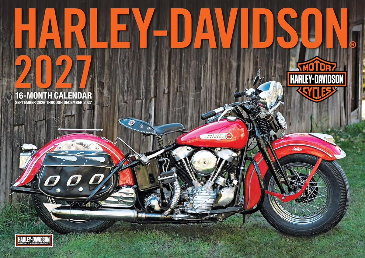 Harley-Davidson 2027 17x12: 16-Month Calendar--September 2026 Through December 2027