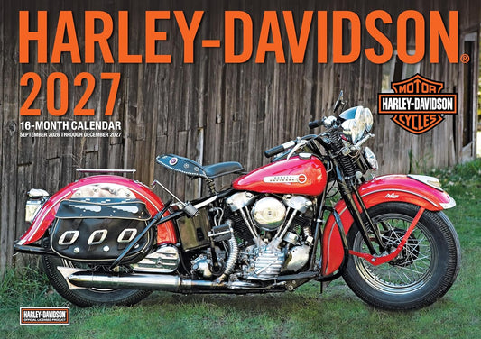 Harley-Davidson 2027 17x12: 16-Month Calendar--September 2026 Through December 2027