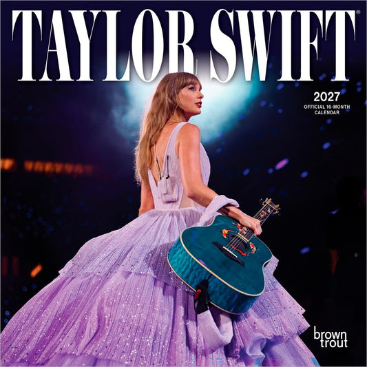 Taylor Swift Official 2027 7 X 14 Inch (Hanging) Monthly Mini Wall Calendar