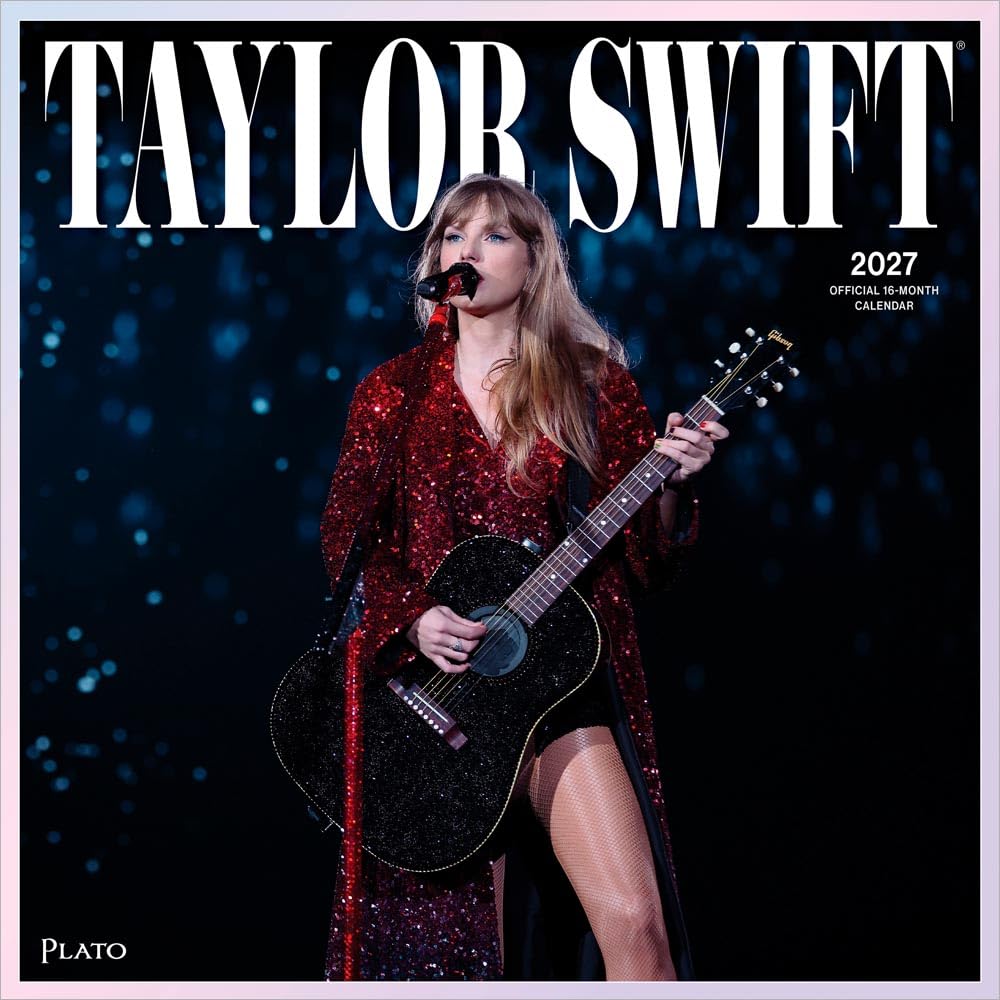 Taylor Swift Official 2027 12 X 24 Inch (Hanging) Monthly Square Wall Calendar