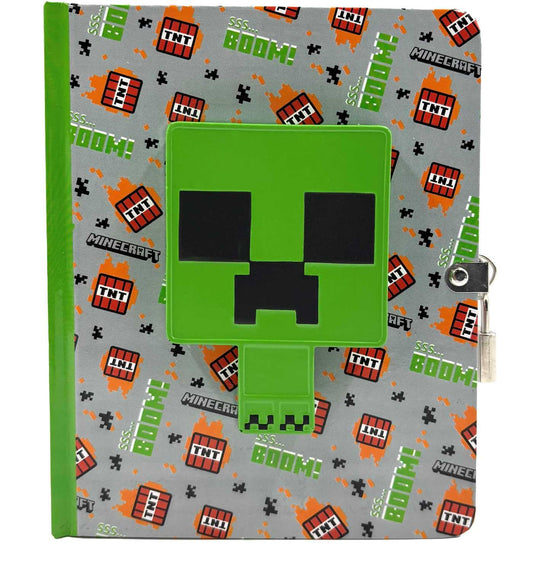 Minecraft: Creeper Squishy Lock & Key Diary