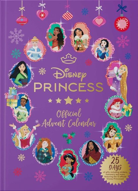 Disney Princess: The Official Advent Calendar: 25 Days of Gifts, with Stationery, Key Chains, Decorative Tapes and More!