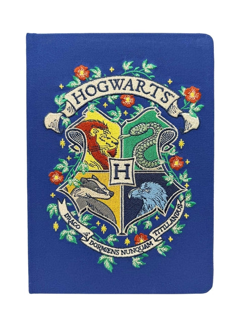 Harry Potter: Hogwarts Crest Embroidered Journal