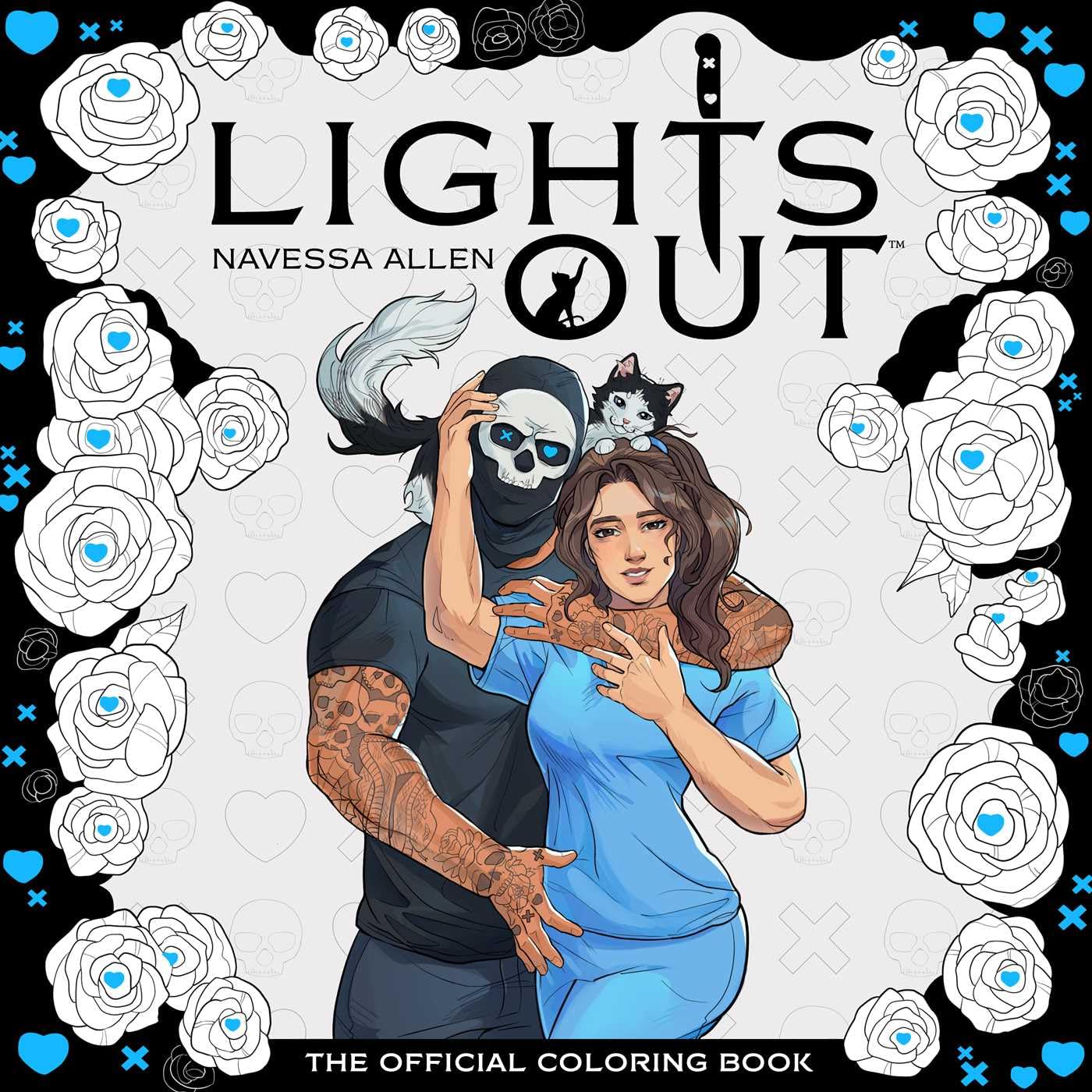 Lights Out: The Official Coloring Book: Page-Turning Scenes (and a Few Cat Cameos) from Navessa Allen's Into Darkness