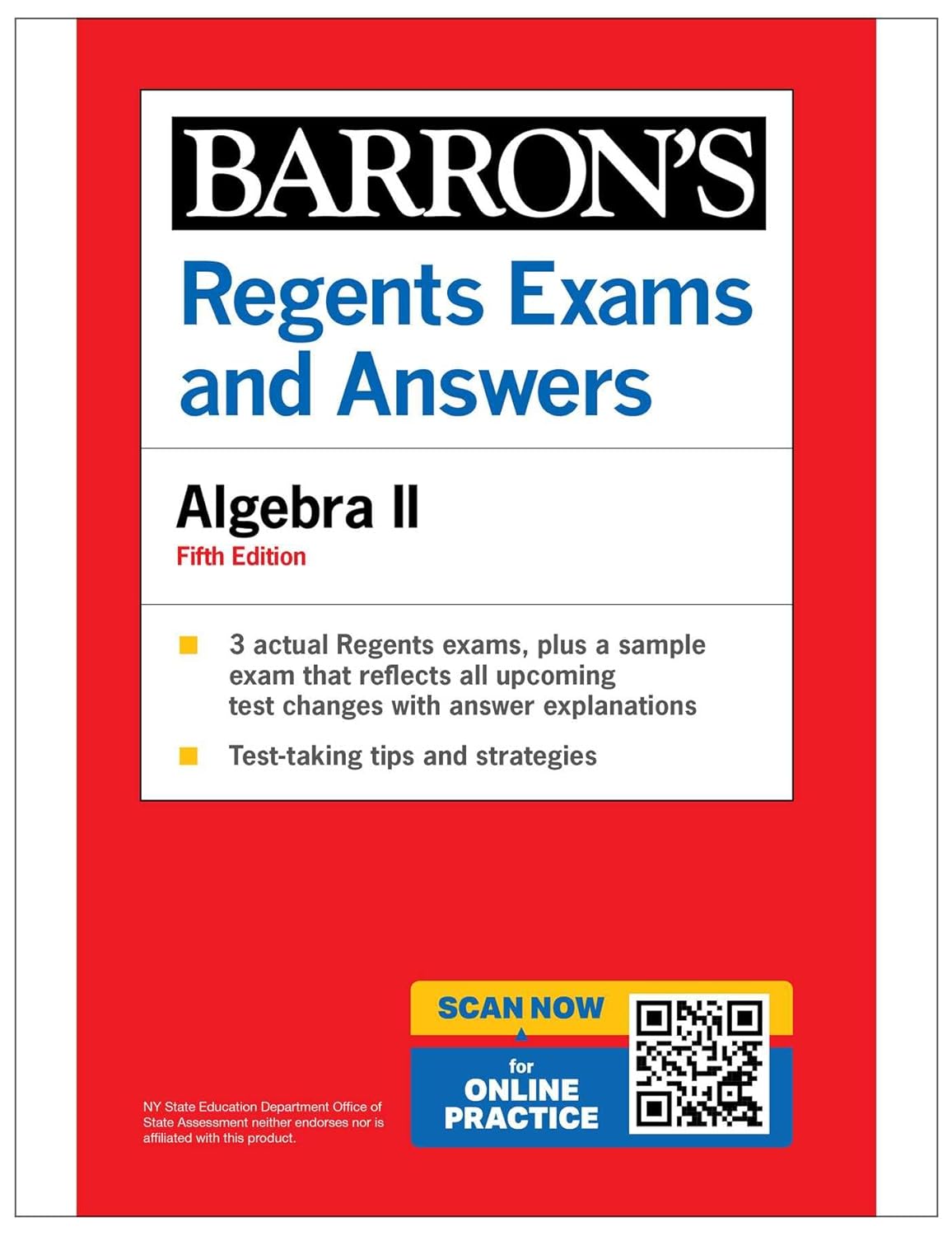 Regents Exams and Answers: Algebra II, Fifth Edition (Barron's New York Regents)