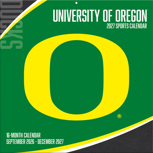 Oregon Ducks 2027 Team Wall Calendar