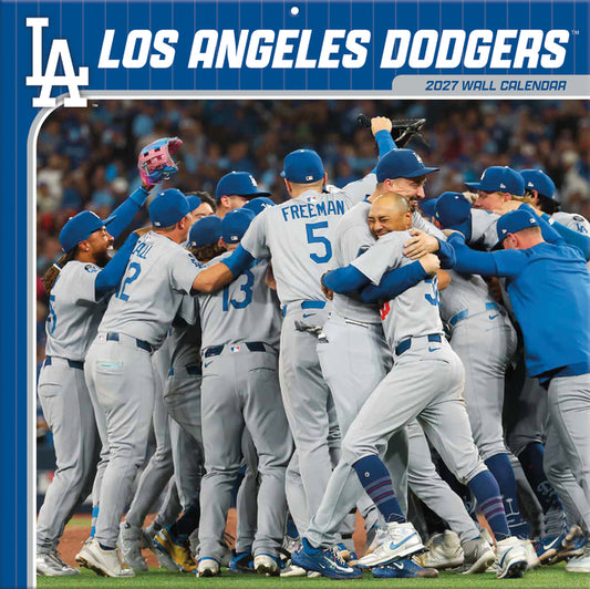 Los Angeles Dodgers 2027 Wall Calendar
